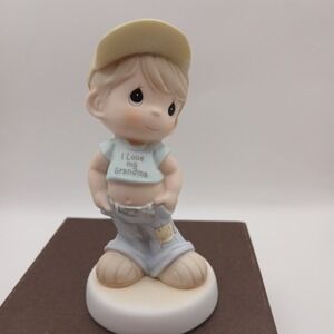 Precious Moments Grandma I'll Never Outgrow You Boy Figurine 731595 Enesco 2000